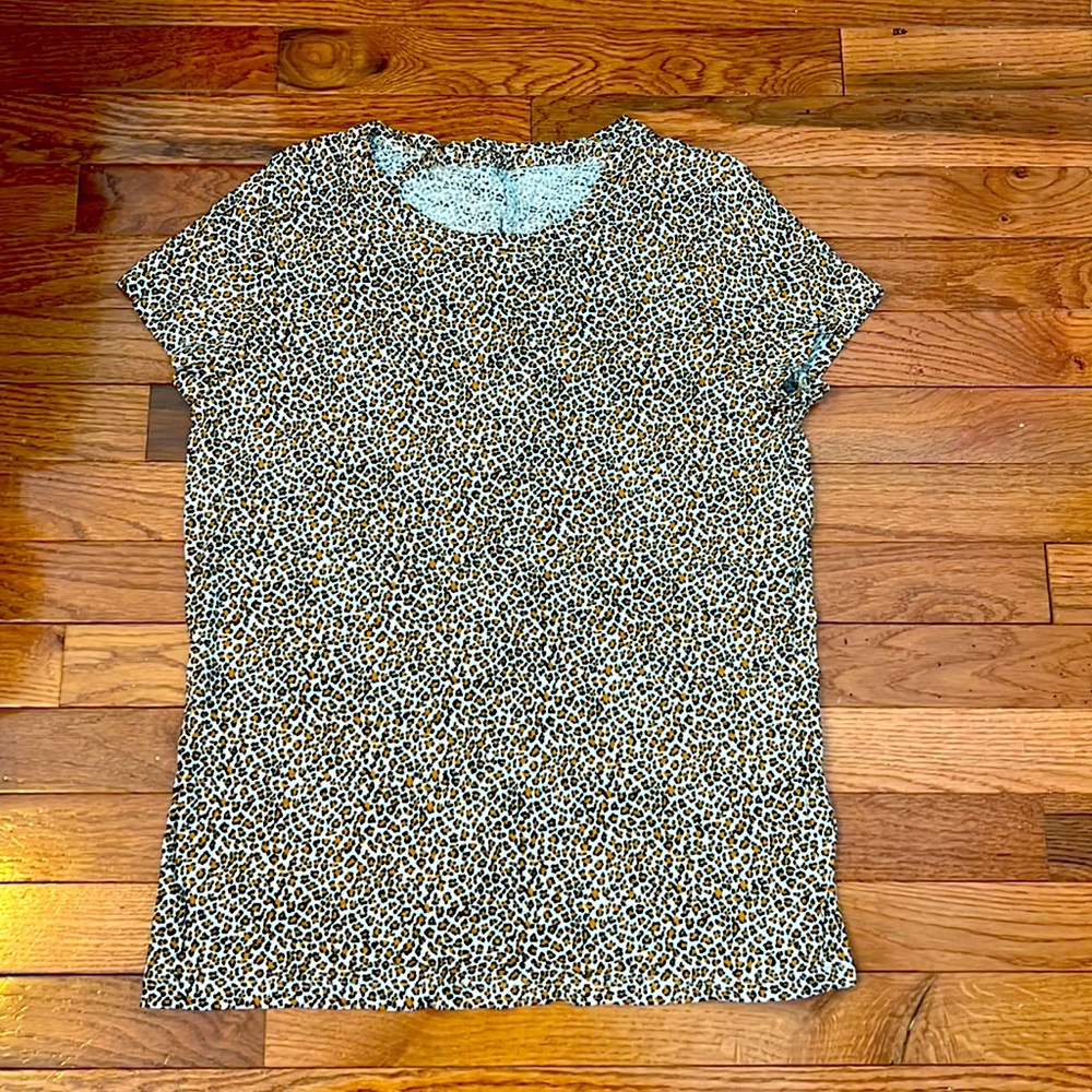 Leopard print tee
